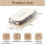 (White) Pill Cutter, Precision Pill Cutter, Compact and Portable, 1 Split into 2, 1 Split into 4, Multifunctional Medicine Cutter, Medicine Box 2