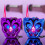 (Purple) Windproof Butane Lighter with Adjustable Flame, Refillable & Windproof Lighter, Outdoor Ignition Tool for Camping, Candles, Backpacking 2