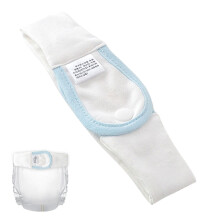 Diaper Fastened Belt Baby Diaper Fixing Belt With Buckle Double Fixation Diaper Fastening Tool For Babies Size S Blue