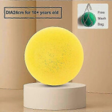 jkw 24cm Size 7 Silent Basketball Bouncing High Mute Ball Basketball Sports Game Kids Birthday Christmas Gift 25-26