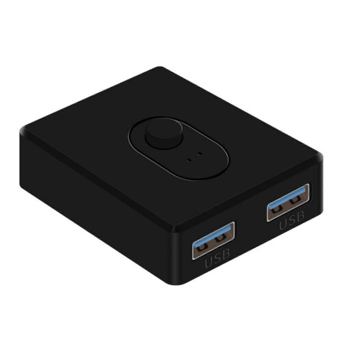 (USB3.0) USB2.0/3.0 Switcher Selector USB Switcher 1 in 2 Out 2 in 1 Out Bi-Directional Switcher 2 Computers Share 1 Device Multicolor