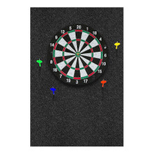 (600x900x12mm) Extended Length Dartboard Surround Felt Board Backing Protector Flight Board Wall Protector Flight Board Accessories
