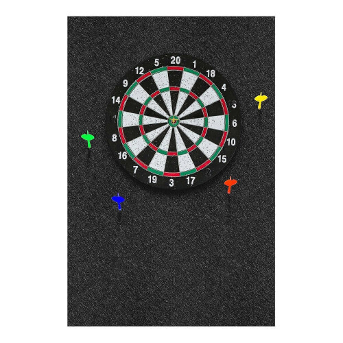 (600x900x12mm) Extended Length Dartboard Surround Felt Board Backing Protector Flight Board Wall Protector Flight Board Accessories