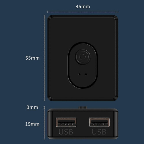 (USB2.0) USB2.0/3.0 Switcher Selector USB Switcher 1 in 2 Out 2 in 1 Out Bi-Directional Switcher 2 Computers Share 1 Device Multicolor 1
