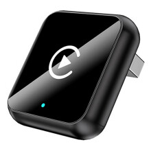 (Black) 2 In 1 Wireless Carplays Androids Auto Dongle Plug Play Auto Connecting Smart Dongle for Automobile