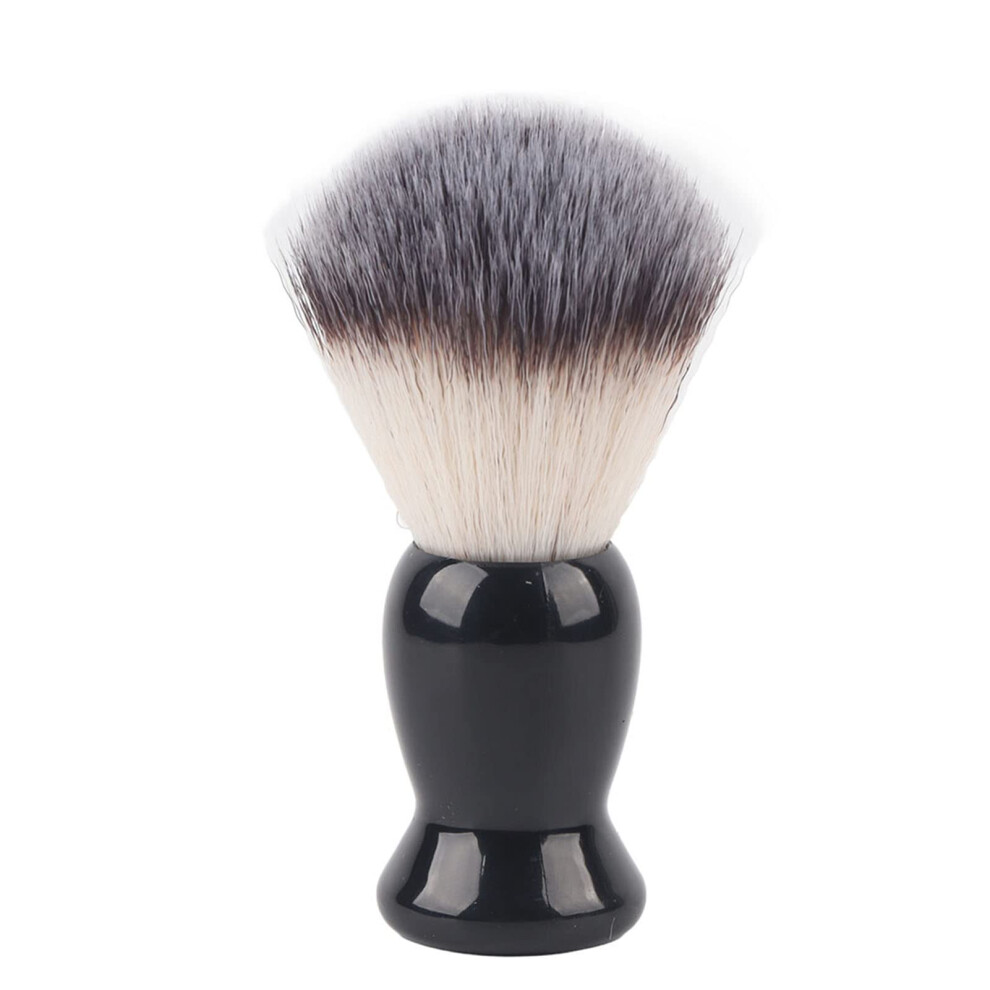 Shaving Brush for Men with Nylon Hair, Rich Lather Beard and Mustache Brush, Ergonomic Grip