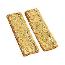 (Gold)Shimmering Sequins Arm Covers Arm Sleeves Oversleeves For Dancers And Fashion Enthusiasts Bright Color Armwear White