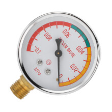 Durable Vacuum Gauge with Stainless Steel Shell for Various Applications