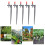20Pcs/Bag Garden Drip Emitters - Fruit Tree Irrigation 360 Coverage Red 1