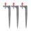20Pcs/Bag Garden Drip Emitters - Fruit Tree Irrigation 360 Coverage Red 8