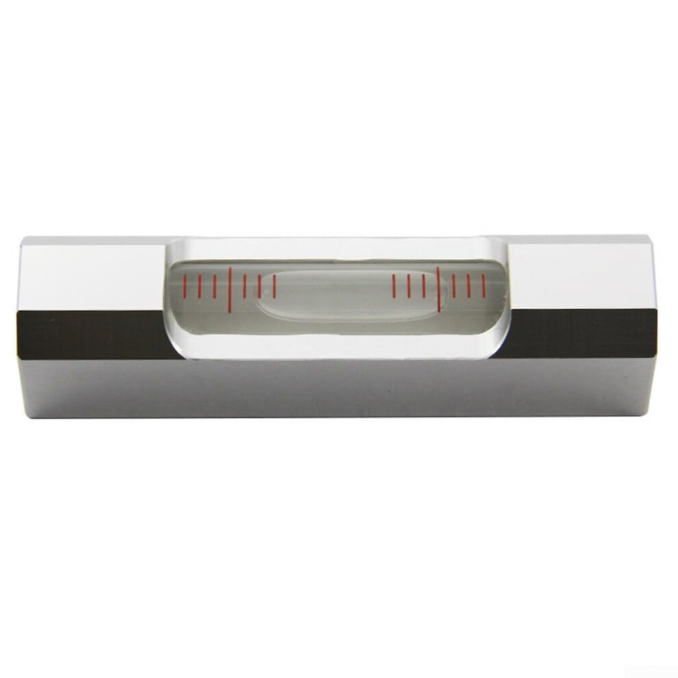 Stainless Steel Mini Leveler For Quick Horizontal Or Vertical Leveling, Compact Precision Tool, Silver Finish 9382693466051