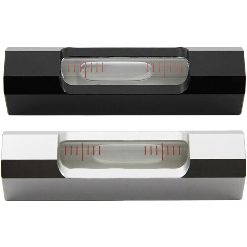 Stainless Steel Mini Leveler For Quick Horizontal Or Vertical Leveling, Compact Precision Tool, Silver Finish 1