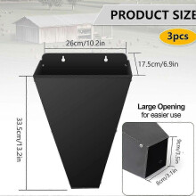 (S) 1pc Chicken Cone for Butchering, Foldable Kill Cones for Chickens, Galvanized Chicken Butchering Equipment for Broilers, Laying Hens and Turkeys