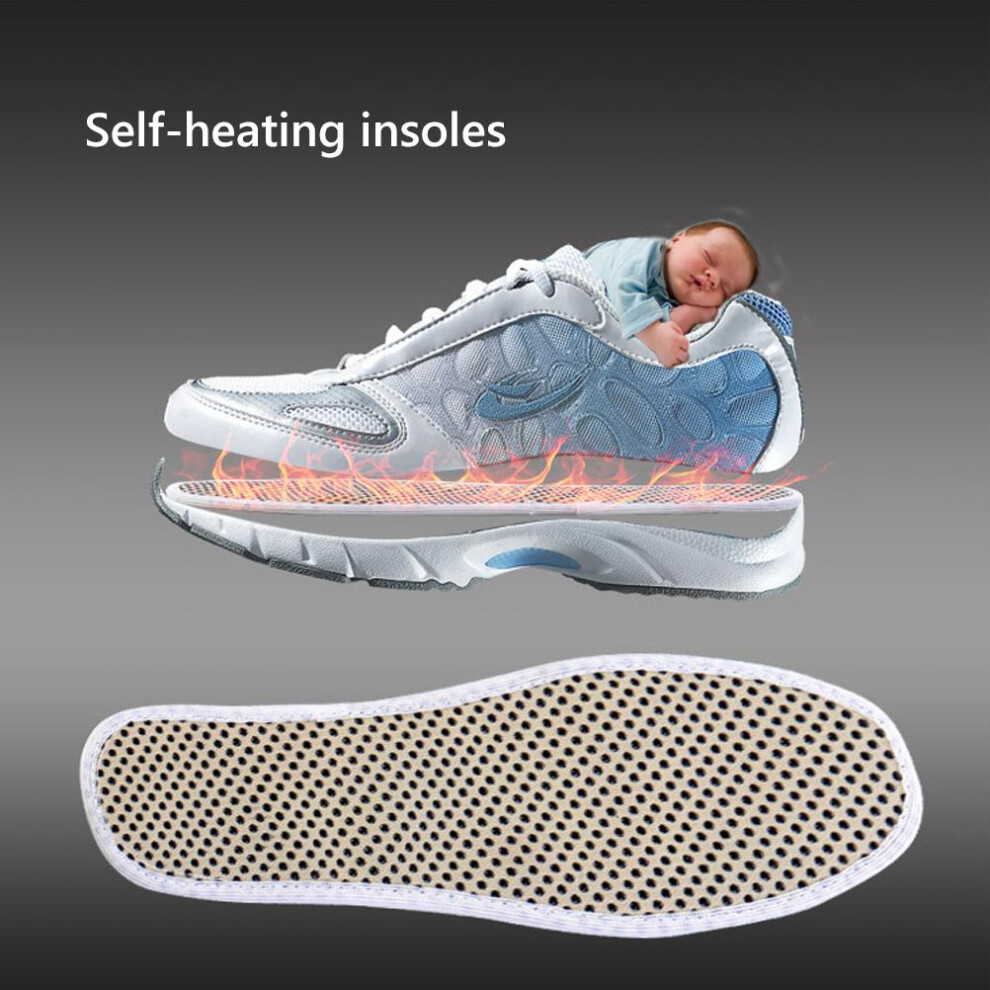 Washable Self-Heating Insoles for Warmth in Winter Shoes and Boots