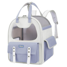 Sac de transport Portable pour chien et chat, sac de voyage-Bleu