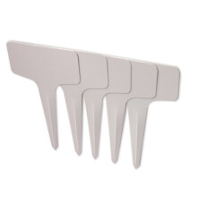 Etichette per vasi da giardino, resistenti ai raggi UV, con finitura opaca, tipo T, etichette per piante in plastica resistente, etichette per vivaio