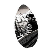Skimboard Standing Skimmer For Flat Water  Small Size Skimmer Surfboard For Boys, Girls, Teens
