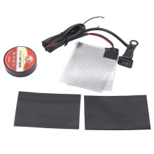 Electric Heated Grips Dual Zone Heating Handlebar Hand Warmers Heated Grip Pads Quick Warm Up Flexible Adhesive Pads Universal Fit Adjustable