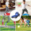 Children's Skateboard Portable Blue NonSlip  Deck  Rebound Wheels Drift For Beginners 5