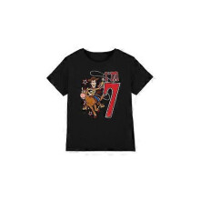 (7-8 Years,Black)Toy Story Childrens/Kids I'm 7 Woody Birthday T-Shirt