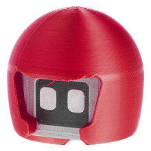 (Red) Innovative Robot Toy Car Decoration Futuristic Car Robot Ornament Decorative for Dashboard Or Console Entertainment