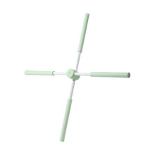 (Green)Stretching Postures Correction, 2025 Anti-Buckle Stretching Sticks for Back & Neck, Gymnastics Stick with Stainless Steel & Foam for Adults &