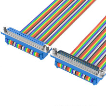 (male to female, 10m) DB37 Data Line Male to Male/Female Connectors Extension Cord Wire Industrial Grade D-Sub 37Pin Copper Double Shielded Multicolor