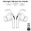 (White) 1Set Soft Silicone Ear Pads Eartips For Earphone Silicone Case Ear Hook In-Ear Earbuds Earphone Ear Tips  White 5