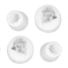 4 Stück Silikonform für Epoxidharz Kristall-Tropfen DIY Dekorationen, Transparent