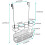 Wall Mounted Hair Dryer Holder with Multi Functional Storage for Bathroom Styling Tools 2