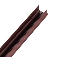 (brown) PVC Door Sweeps Seal Door Gaps Seal Door Soundproofing Strips 1 Roll for Enhances Acoustic Insulation in Homes & Offices  White
