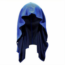 (1) Quick Drying Absorbent Towel Cooling Hoodie Towel Neck Wrap for Camping, Gym, Backpacking, Hiking Fast Drying Towel Multicolor