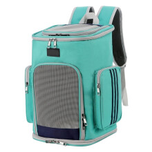 Airline Approved Pet Carrier Backpack for Cats and Small Dogs, Foldable Travel Design, Green