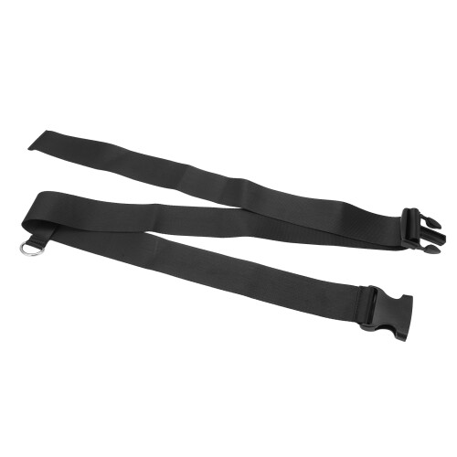 Durable Black Nylon Luggage Strap 50x1640mm Secure Lock