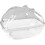 Hamster Sand Bath Box with SplashProof Design and Spacious Digging Area, Cute Cat Ear Container 5