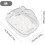 Hamster Sand Bath Box with SplashProof Design and Spacious Digging Area, Cute Cat Ear Container 4