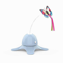 (A) Cat Toys Interactive Butterfly Flutter Bug Cat Automatic Toy Stimulating Kitty Toys Enrichment for Indoor Cats