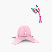 (B) Cat Toys Interactive Butterfly Flutter Bug Cat Automatic Toy Stimulating Kitty Toys Enrichment for Indoor Cats
