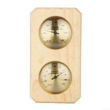Bimetallic Measuring Device for Steam Rooms, Wall Mounted Thermometer & Hygrometer Set, Accurate Dual Gauge, Durable Design