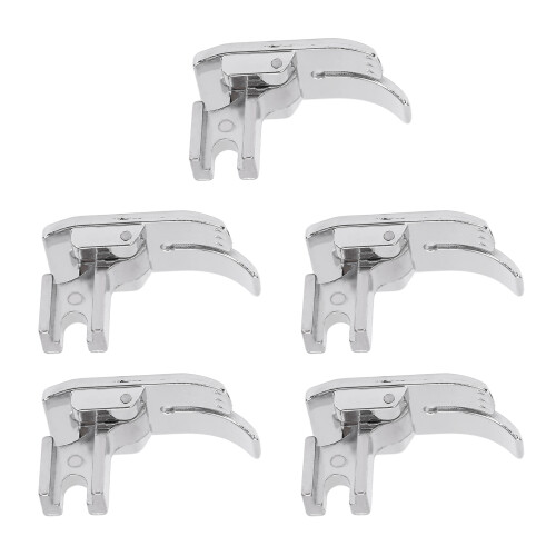5 pièces pied pour point droit, argent, à embase basse 1