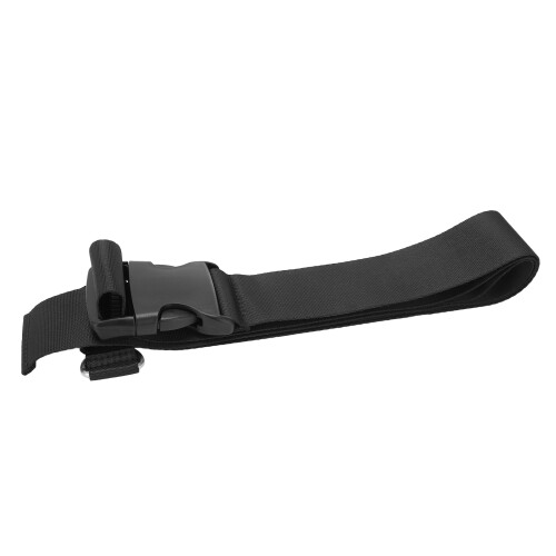 Durable Black Nylon Luggage Strap 50x1640mm Secure Lock 2