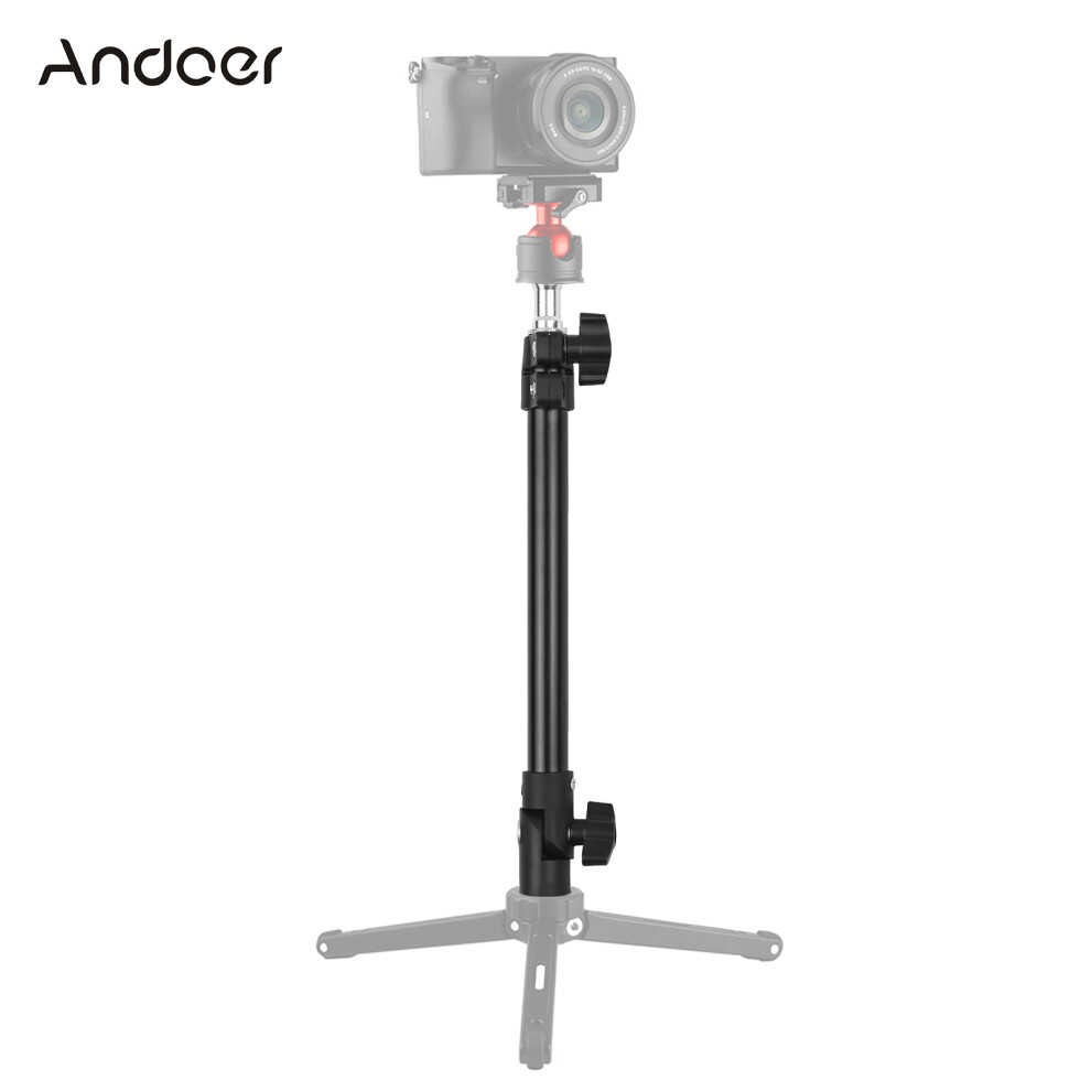 Camera Accessories: Aluminum C Clamp + Adjustable Tripod Extender 28-46Cm 9311377056653