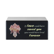 Pet Cremation Box for Dogs Cats Ashes Pet Memorial Keepsakes Urns with Memorial Word Pet Coffins Box Keepsakes Ashes Box Multicolor