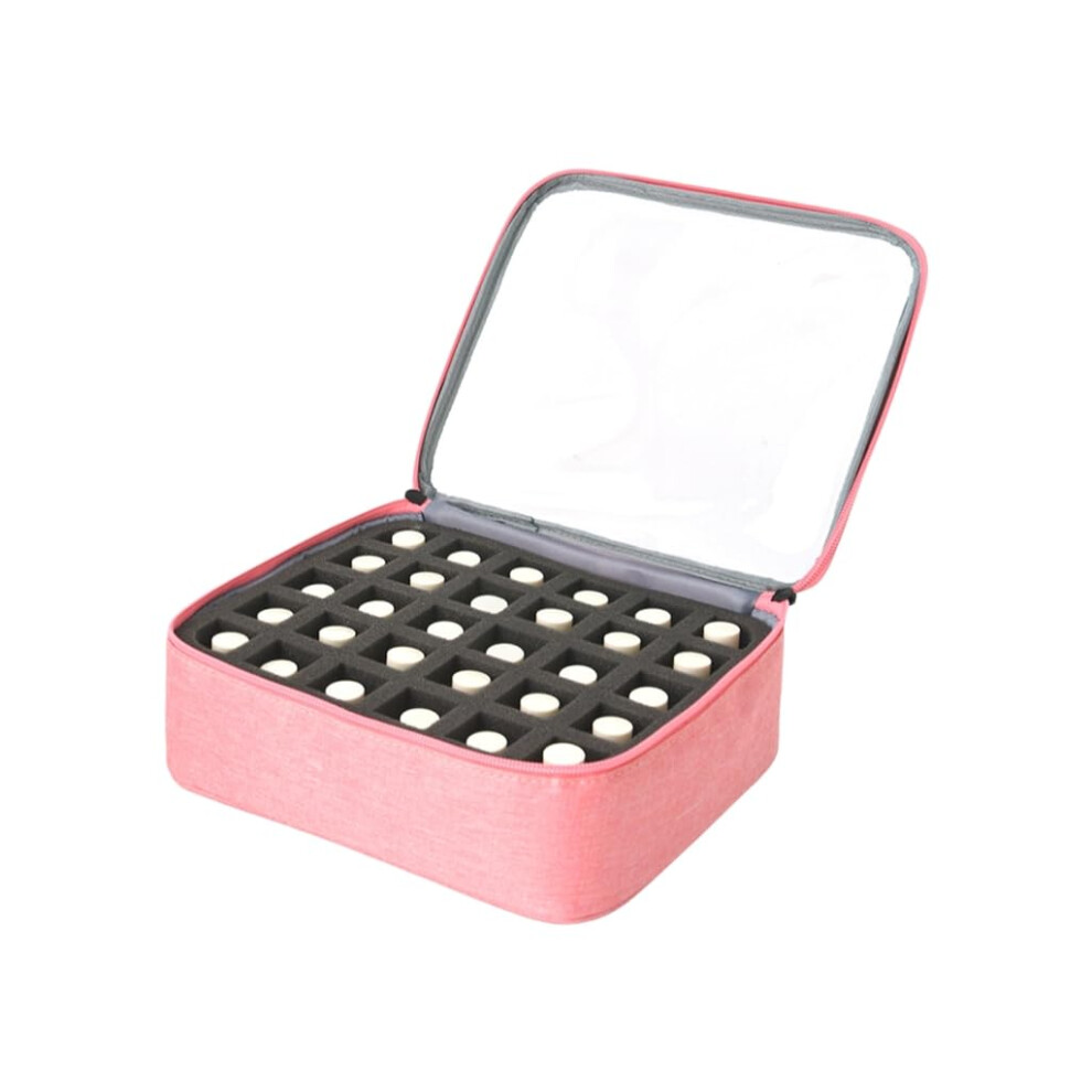 Nails Polished Holder 30Slot Essential Oils Storage Box Portable Compact TravelFriendly Organizer