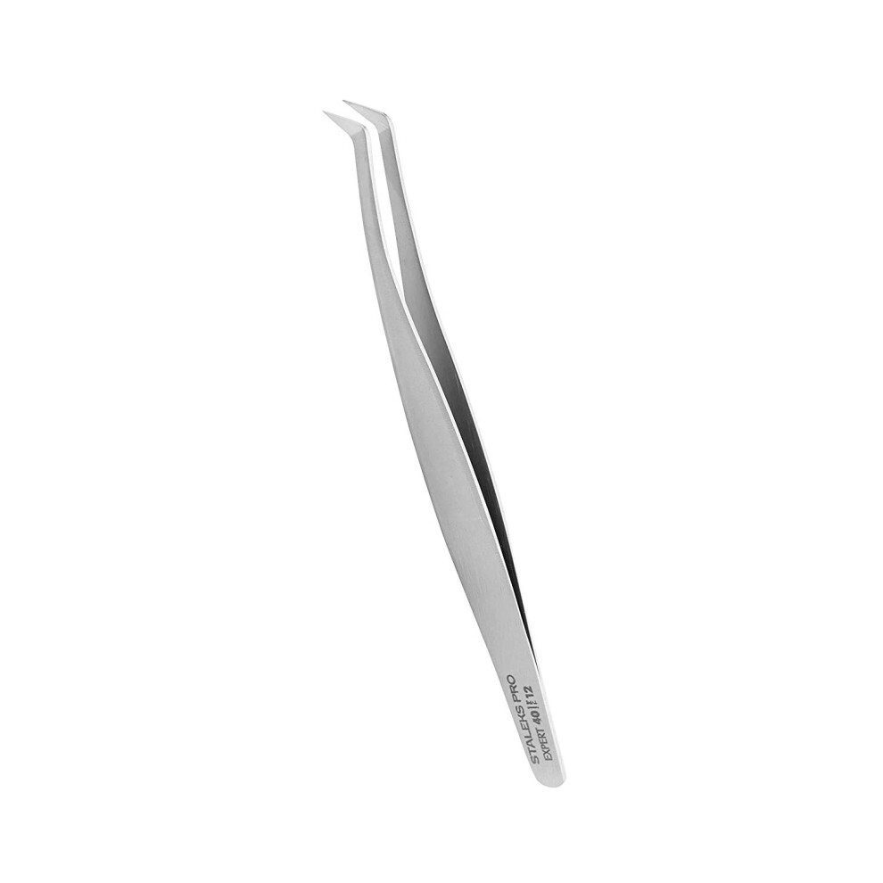 Stainless Steel Slant Tip Professional Eyebrow Tweezers for Precision Grooming