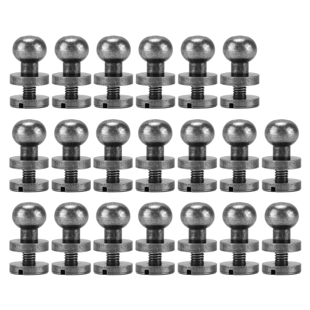 Brass Monk Rivets 10X8mm Luggage Jewelry Hardware 20 Sets 8261377058427