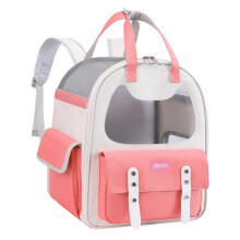 Pet Carrier Backpack for Cats and Dogs with Breathable Mesh for Hiking Camping and Outdoor Travel