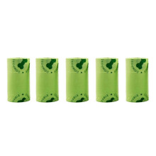 (5 volumes) Dog Poop Bag for Pet Waste Leakproof Dog Waste Bag Degradable Poop Bags for Dogs Walking Outdoor Dog Supply Multicolor