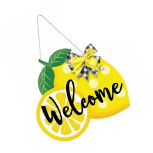 (1) Celebrate Summer Woods Sign Festival Door Decorations, Resist Fading Bright Color Hangings Perfect Gift for Friend Multicolor