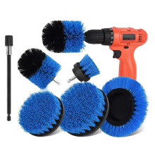 (4 piece set with) Drill Brush Attachment Set for Vehicle, Bathroom, Tub, Shower, Tile Convenient Drill Brush Attachment Tool Multicolor